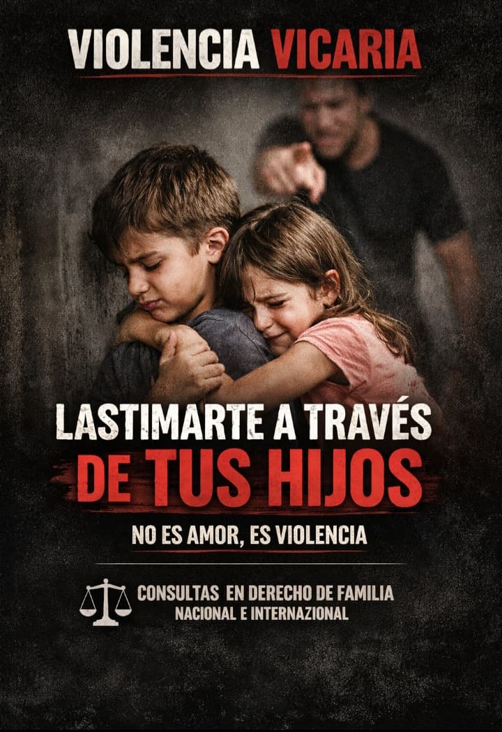 Violencia vicaria: lastimar a través de los hijos no es amor, es violencia.